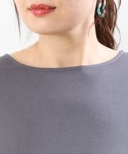 OLEHS35080 eur3(エウルキューブ) 【大きいサイズ/接触冷感】カノコイレヘムチュニック ダークグレー(93)
