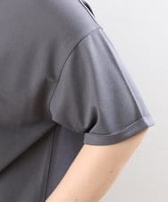 OLEHS35080 eur3(エウルキューブ) 【大きいサイズ/接触冷感】カノコイレヘムチュニック ダークグレー(93)