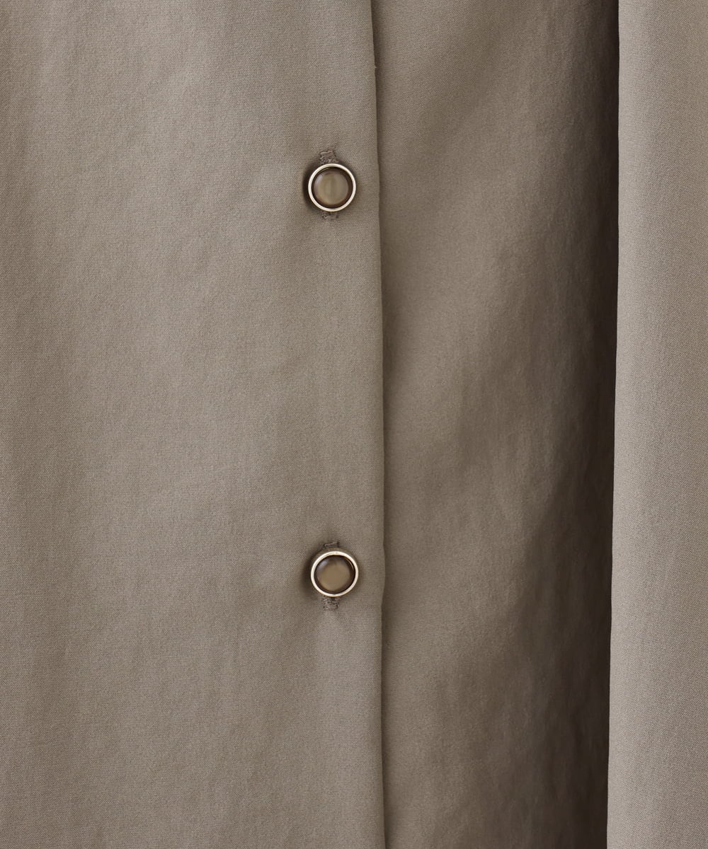 OLEHV31149 eur3(エウルキューブ) 【大きいサイズ】バックプリーツワンピース カーキ(36)