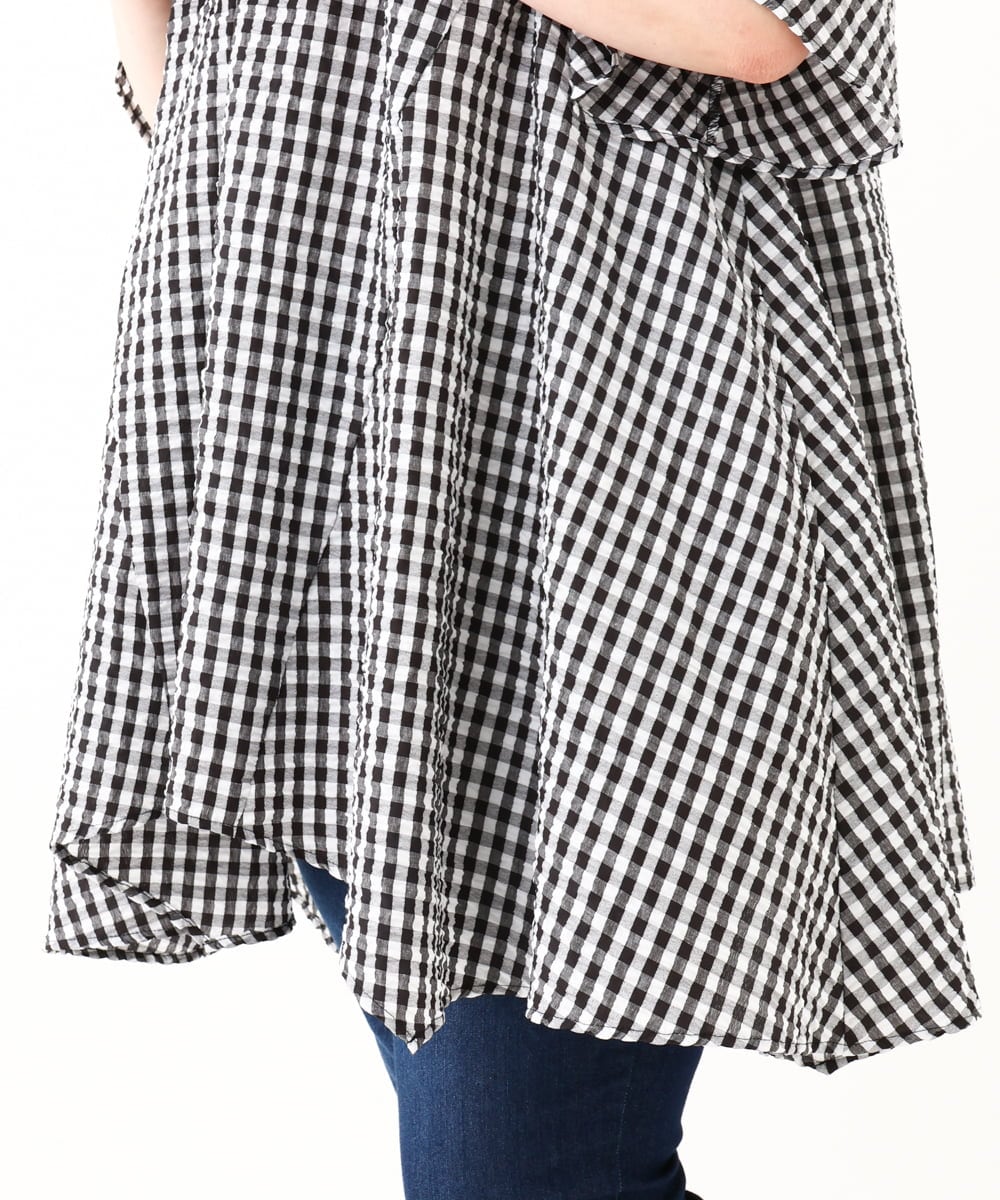 OLEHV32099 eur3(エウルキューブ) 【大きいサイズ】イレヘムチュニック ホワイト(90)