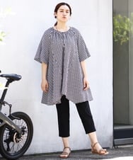 OLEHV32099 eur3(エウルキューブ) 【大きいサイズ】イレヘムチュニック ホワイト(90)