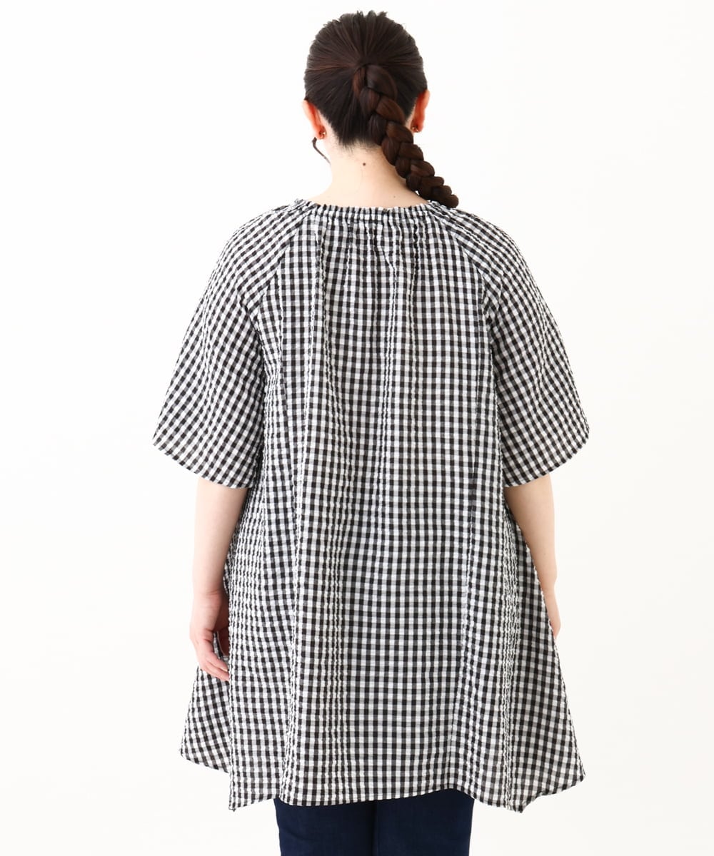 OLEHV32099 eur3(エウルキューブ) 【大きいサイズ】イレヘムチュニック ホワイト(90)