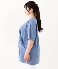 OLEHV33089 eur3(エウルキューブ) 【大きいサイズ/接触冷感】カノコチュニック ライトブルー(50)