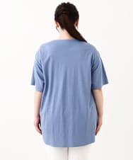 OLEHV33089 eur3(エウルキューブ) 【大きいサイズ/接触冷感】カノコチュニック ライトブルー(50)