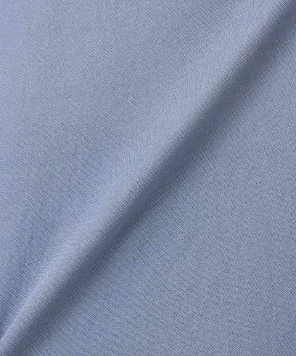 OLEIA32099 eur3(エウルキューブ) 【WEB先行販売】【大きいサイズ/接触冷感】カノコサイドスリットワンピース ブルー(55)