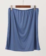 OLEIA32099 eur3(エウルキューブ) 【WEB先行販売】【大きいサイズ/接触冷感】カノコサイドスリットワンピース ブルー(55)
