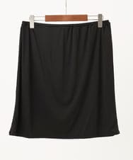 OLEIA32099 eur3(エウルキューブ) 【WEB先行販売】【大きいサイズ/接触冷感】カノコサイドスリットワンピース ブラック(94)