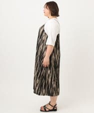 OLEIA39099 eur3(エウルキューブ) 【WEB先行販売】【大きいサイズ】プリーツキャミワンピース ダークグレー(93)