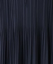 OLEIA42189 eur3(エウルキューブ) 【WEB先行販売】【大きいサイズ/11号サイズあり】プリーツワンピース ネイビー(57)
