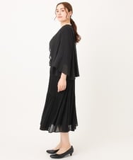 OLEIA42189 eur3(エウルキューブ) 【WEB先行販売】【大きいサイズ/11号サイズあり】プリーツワンピース ブラック(94)