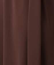 OLEID27089 eur3(エウルキューブ) 【WEB先行販売】【大きいサイズ/接触冷感/UVカット】メッシュレイヤードワンピース ダークブラウン