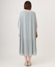 OLEID31189 eur3(エウルキューブ) 【大きいサイズ】プリーツワンピース ライトグリーン