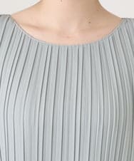 OLEID31189 eur3(エウルキューブ) 【大きいサイズ】プリーツワンピース ライトグリーン