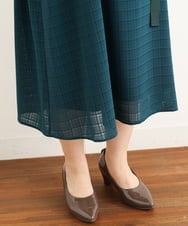 OLEIP53140 eur3(エウルキューブ) 【大きいサイズ/11号サイズあり】チェック柄ワンピース グリーン(35)