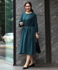 OLEIP53140 eur3(エウルキューブ) 【大きいサイズ/11号サイズあり】チェック柄ワンピース グリーン(35)
