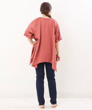 OLEIS40080 eur3(エウルキューブ) 【大きいサイズ】イレヘムフレアチュニック オレンジ(15)