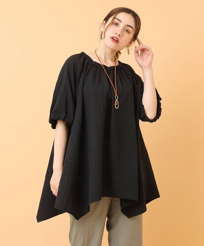 OLEIS40080 eur3 【大きいサイズ】イレヘムフレアチュニック