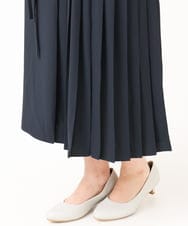 OLEIV36179 eur3(エウルキューブ) 【大きいサイズ/11号サイズあり】プリーツワンピース ネイビー(57)