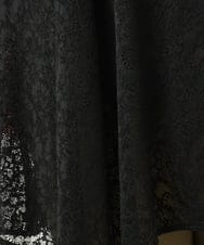 OLEJA02099 eur3(エウルキューブ) 【大きいサイズ/セットアイテム】レースキャミソール×Tシャツセット ブラック(94)