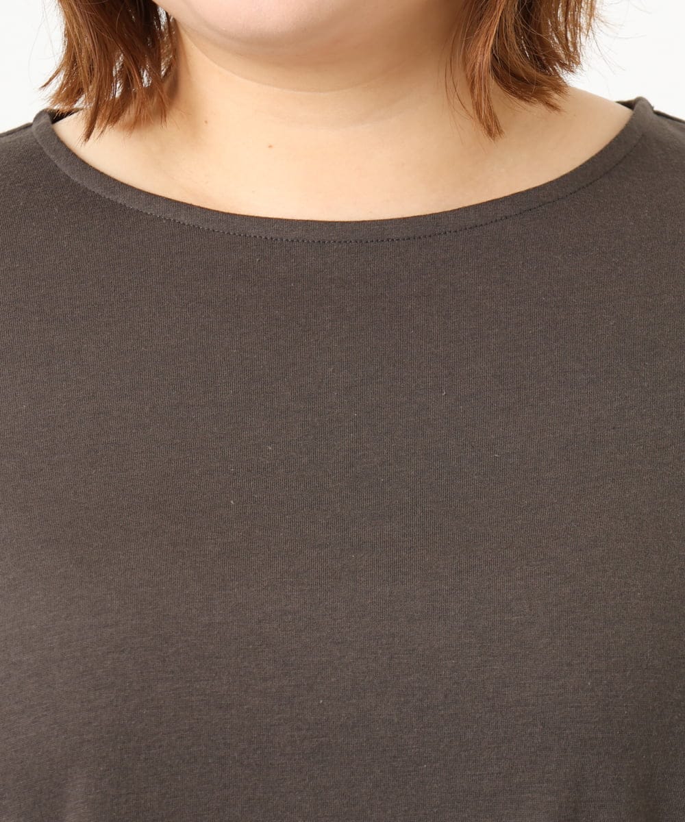 OLEJA02099 eur3(エウルキューブ) 【大きいサイズ/セットアイテム】レースキャミソール×Tシャツセット ブラック(94)