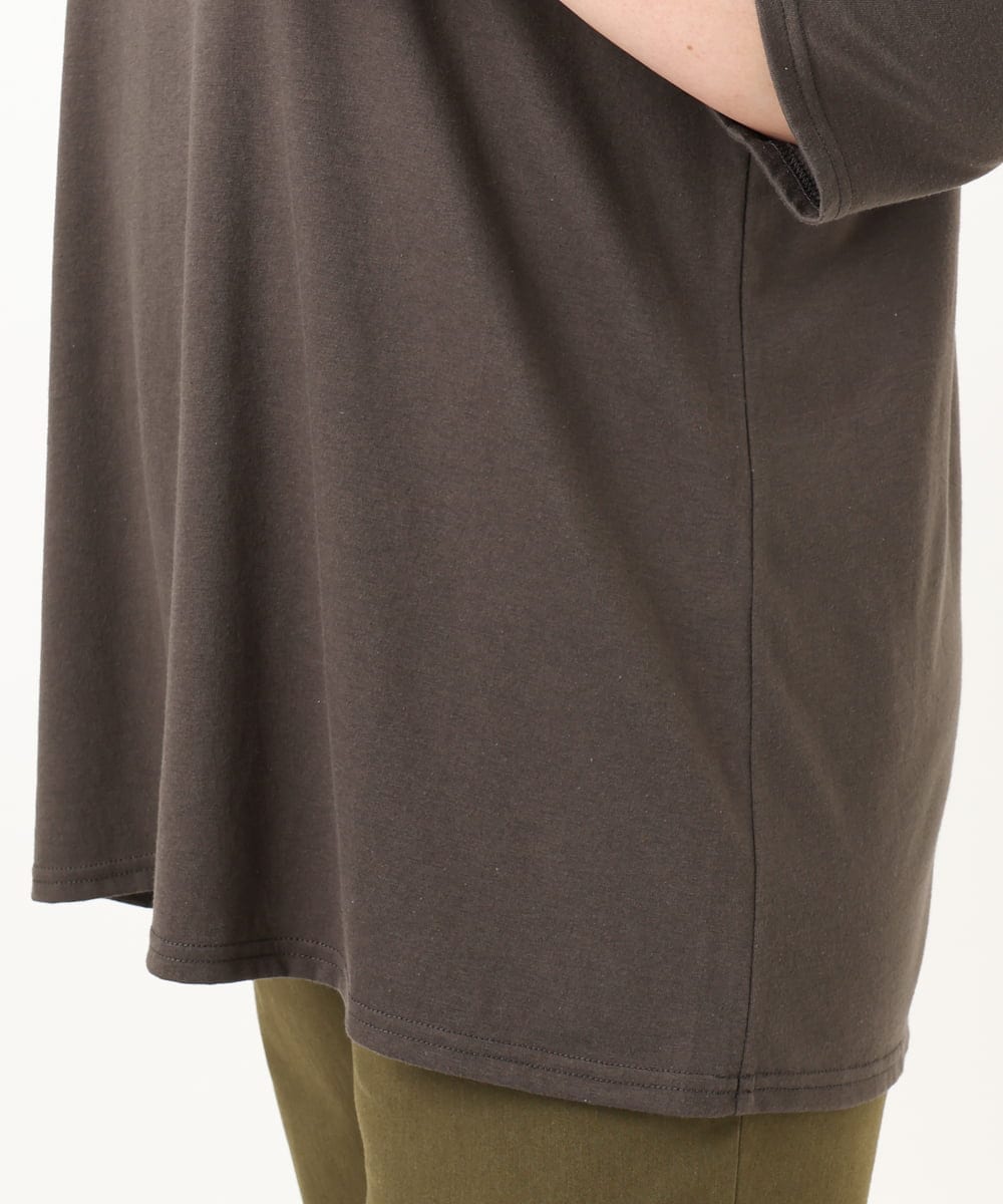 OLEJA02099 eur3(エウルキューブ) 【大きいサイズ/セットアイテム】レースキャミソール×Tシャツセット ブラック(94)