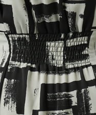 OLEJA11119 eur3(エウルキューブ) 【大きいサイズ/LAVEANGE×eur3】タックワンピース グレー(92)