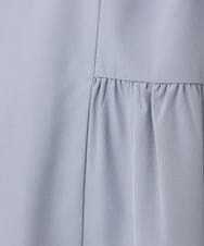 OLEKD03099 eur3(エウルキューブ) 【大きいサイズ/洗える】裾レースティアードチュニック ライトグレー