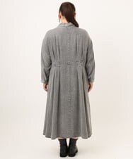 OLEKD06139 eur3(エウルキューブ) 【WEB先行販売】【大きいサイズ】ケミカルウォッシュデニムボウドレス ブラック