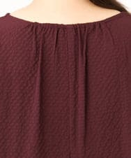 OLEKD12099 eur3(エウルキューブ) 【WEB先行販売】【大きいサイズ】ドライタッチAラインチュニック ワイン
