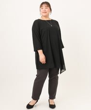 OLEKD16099 eur3(エウルキューブ) 【WEB先行販売】【大きいサイズ】イレヘムシア―トップス ブラック
