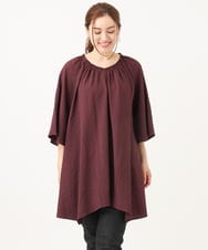 大きいサイズ】バックリボンシャツチュニック(チュニック