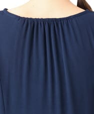 OLELA08179 eur3(エウルキューブ) 【WEB先行販売】【大きいサイズ】サイドレースドレス ネイビー(57)