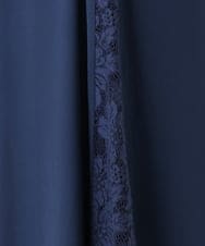 OLELA08179 eur3(エウルキューブ) 【WEB先行販売】【大きいサイズ】サイドレースドレス ネイビー(57)