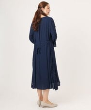 OLELA08179 eur3(エウルキューブ) 【WEB先行販売】【大きいサイズ】サイドレースドレス ネイビー(57)