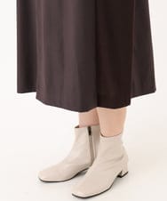 OLELA10139 eur3(エウルキューブ) 【WEB先行販売】【大きいサイズ】サイドリブジャンパースカート ダークブラウン(87)