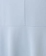 OLELA14069 eur3(エウルキューブ) 【大きいサイズ】コクーンスリーブバックフレアトップス ライトブルー(50)