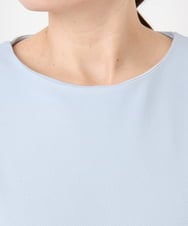 OLELA14069 eur3(エウルキューブ) 【大きいサイズ】コクーンスリーブバックフレアトップス ライトブルー(50)