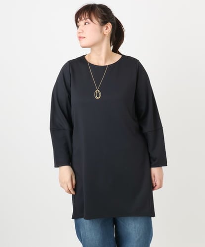 OLELA14069 eur3 【大きいサイズ】コクーンスリーブバックフレアトップス