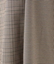 OLELD09139 eur3(エウルキューブ) 【大きいサイズ】チェックジャンパースカート ダークブラウン