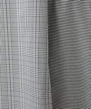 OLELD09139 eur3(エウルキューブ) 【大きいサイズ】チェックジャンパースカート ブラック