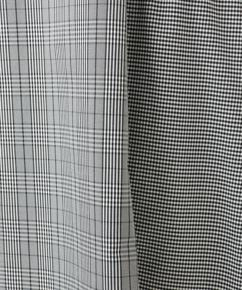 OLELD09139 eur3(エウルキューブ) 【大きいサイズ】チェックジャンパースカート ブラック