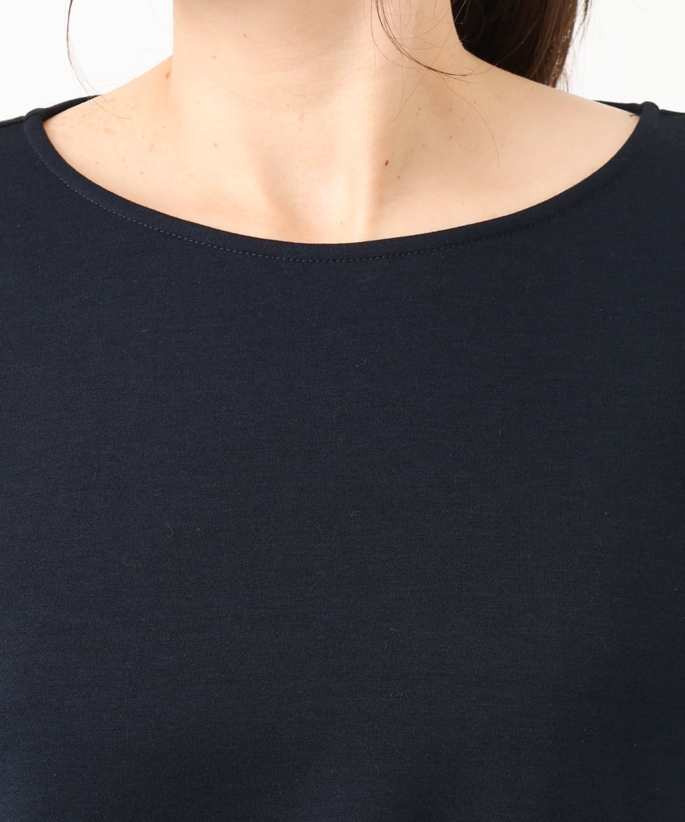 OLELD10099 eur3(エウルキューブ) 【WEB先行販売】【大きいサイズ/UVカット】イレヘムデザインチュニック ネイビー