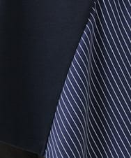 OLELD10099 eur3(エウルキューブ) 【WEB先行販売】【大きいサイズ/UVカット】イレヘムデザインチュニック ネイビー