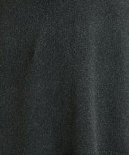 OLELP20090 eur3(エウルキューブ) 【大きいサイズ】深Vネックニットチュニック ブラック(94)(WEB限定カラー)