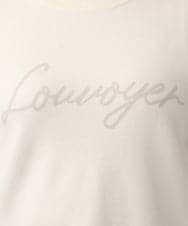 OLFAA07069 eur3(エウルキューブ) 【大きいサイズ/a.v.v×eur3】ロゴニット アイボリー(80)
