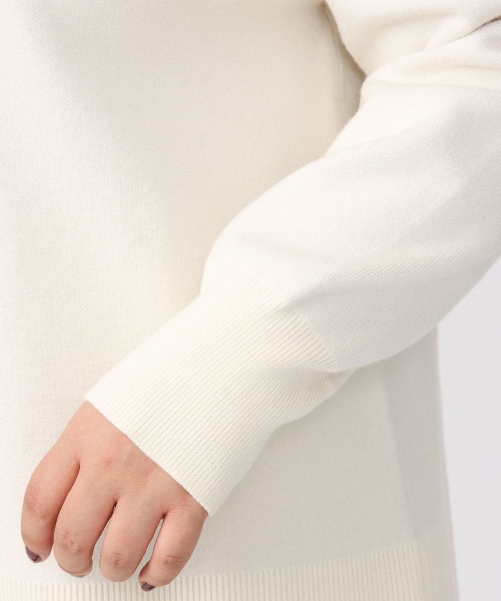OLFAA07069 eur3(エウルキューブ) 【大きいサイズ/a.v.v×eur3】ロゴニット アイボリー(80)