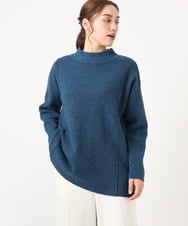 OLFAA14099 eur3(エウルキューブ) 【大きいサイズ】ボトルネックニット グリーン(35)