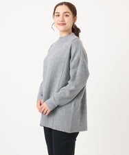 OLFAA14099 eur3(エウルキューブ) 【大きいサイズ】ボトルネックニット グレー(92)