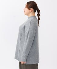 OLFAA14099 eur3(エウルキューブ) 【大きいサイズ】ボトルネックニット グレー(92)