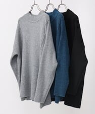 OLFAA14099 eur3(エウルキューブ) 【大きいサイズ】ボトルネックニット ブラック(94)